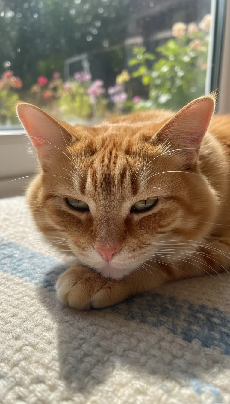 рыжий кот